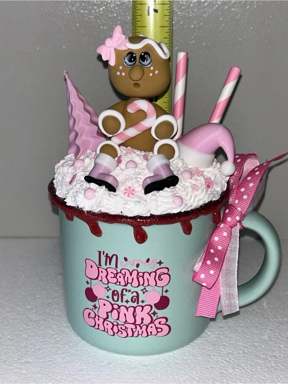 Handmade whimsical pink